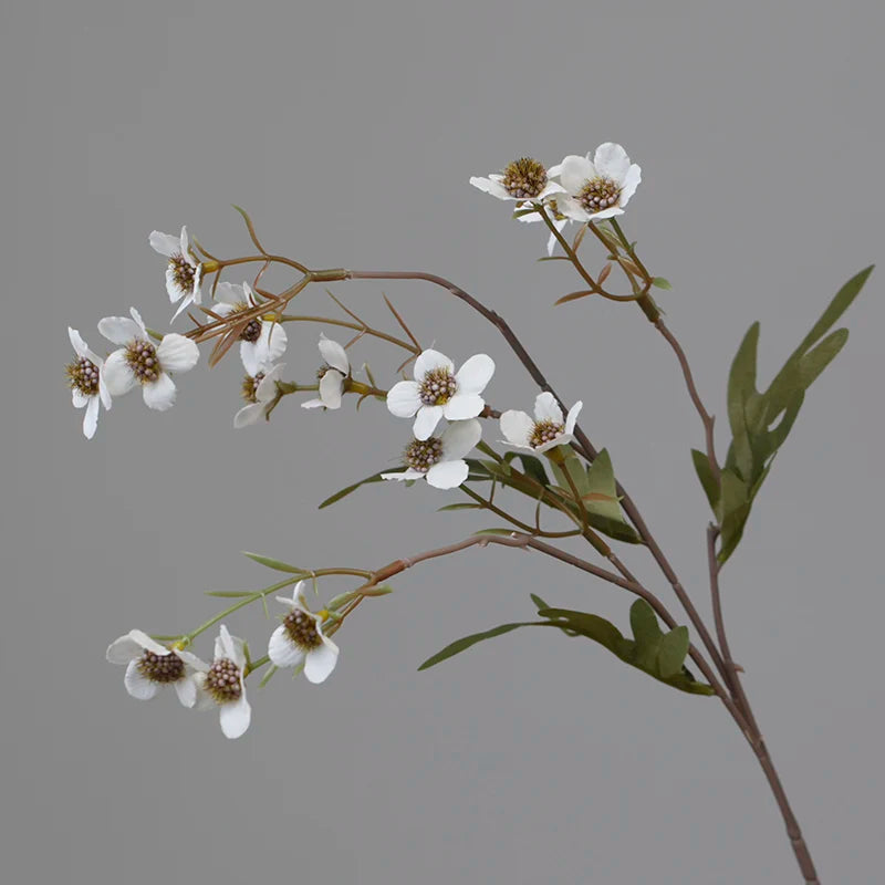 Artificial Autumn Inspired Silk Plum Blossom Flowers - Various Colours