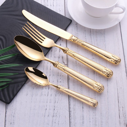 Elnoora Gold Luxury Cutlery Set