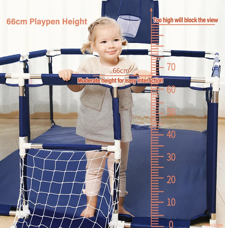 PANGDUBE Baby Playpen – Indoor Safety Fence & Ball Pit Playground for Kids 6 Months to 6 Years