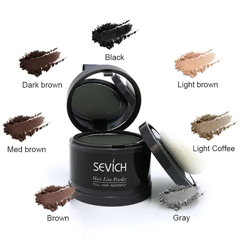 Sevich Hairline Powder – 4g Hair Concealer Shadow for Natural Hairline & Thinning Hair Coverage (Unisex)