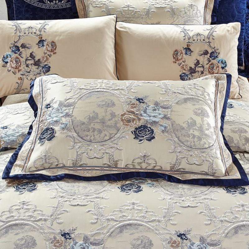 Oriental Jacquard Luxury Bedding Set (Long-staple Sateen Cotton)
