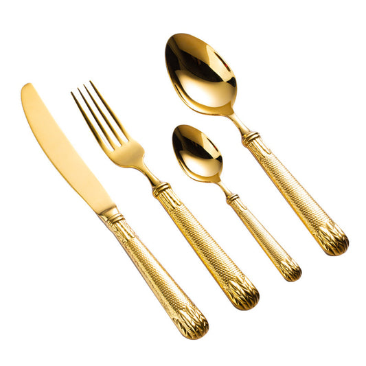 Elnoora Gold Luxury Cutlery Set