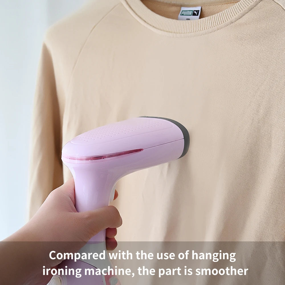 saengQ Handheld Garment Steamer – 1500W Portable Fabric Steamer with 280ml Tank & Fast Heat-Up for Clothes Ironing