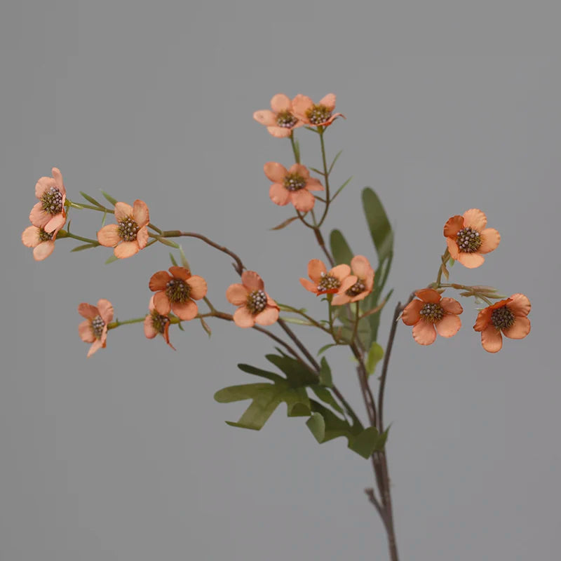 Artificial Autumn Inspired Silk Plum Blossom Flowers - Various Colours