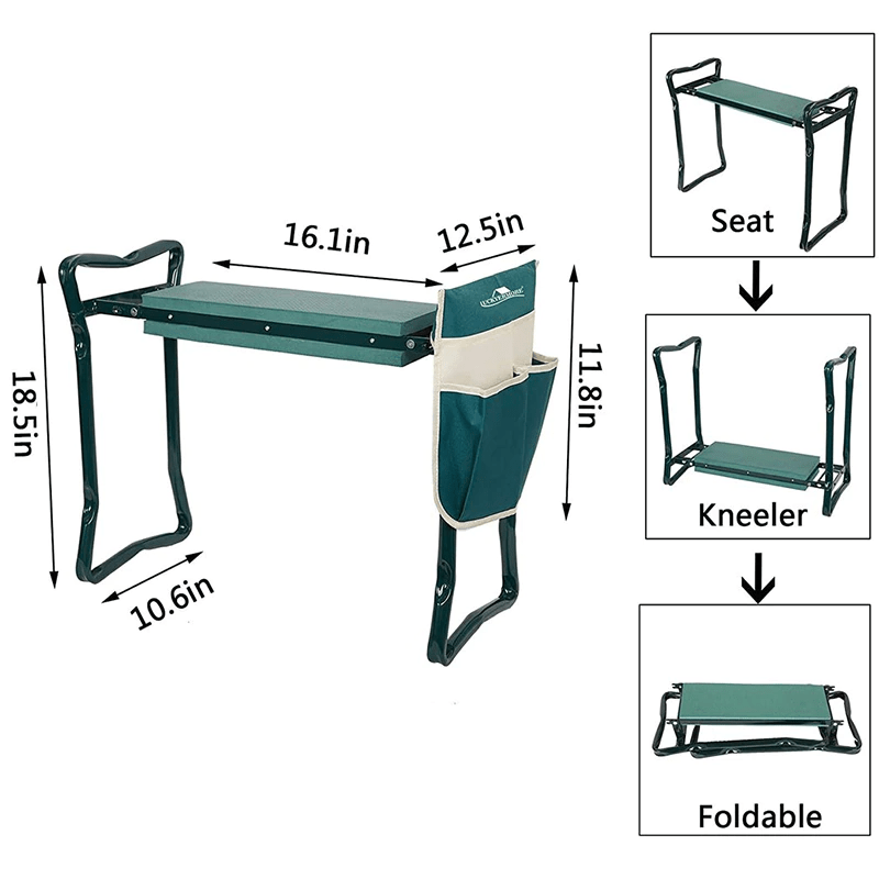 Garden Kneeler and Seat, Gardening Stool Kneeler, Kneeling Bench For Pad