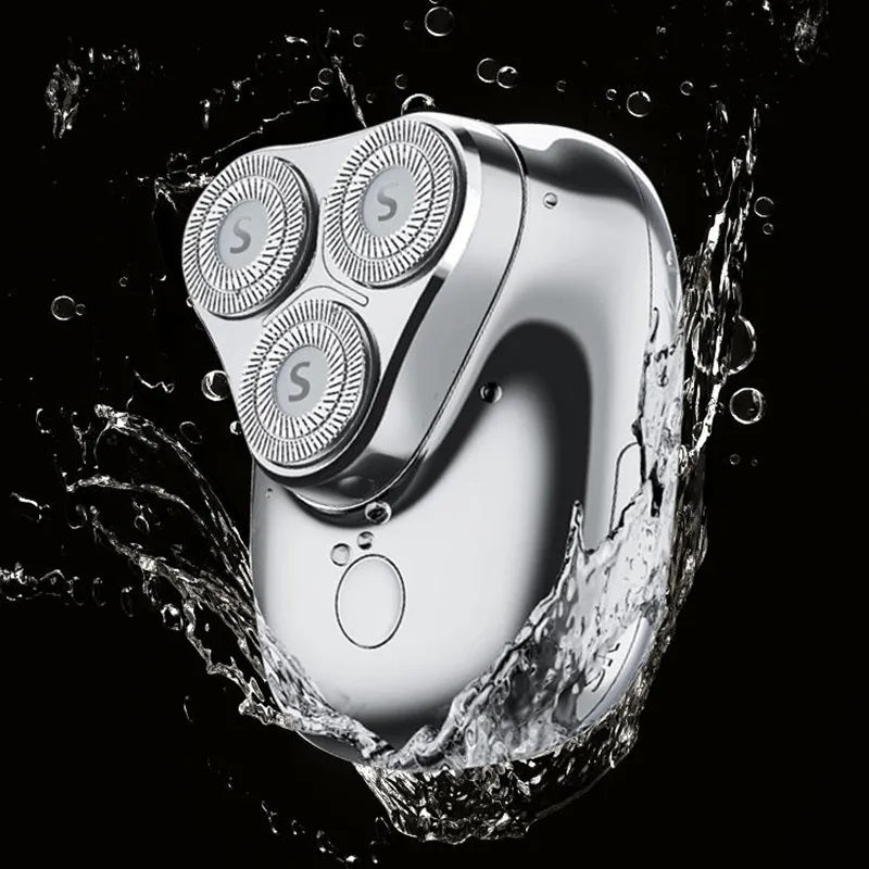 3 Blades Heads Mini Electric Shaver Painless Pocket Razor Skyworth Yuanshi
