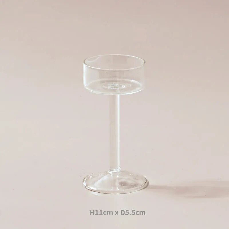 Modern Hand-Blown Tea Light Candle Holders Set - 3 Sizes