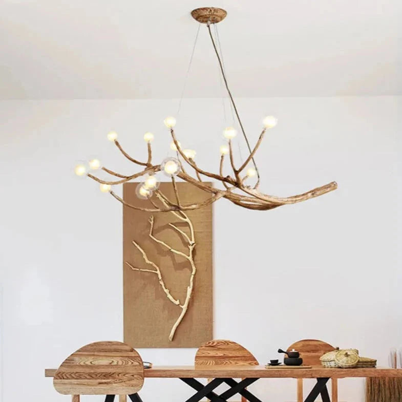 Modern Heritage Tree Branch Chandelier With Glass Bubbles - 4 Sizes