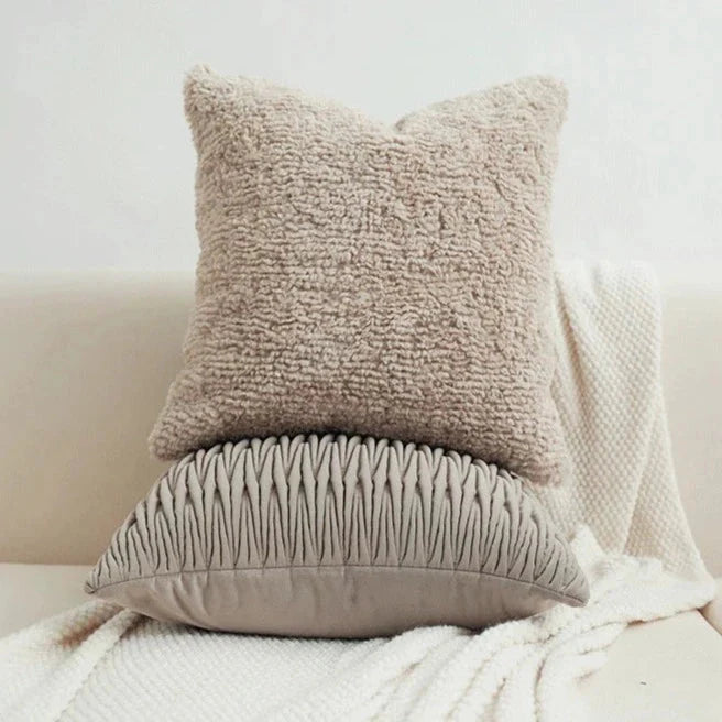 Modern Nordic Oatmeal Weave Stripe Luxury Cushion Cover - 3 Sizes