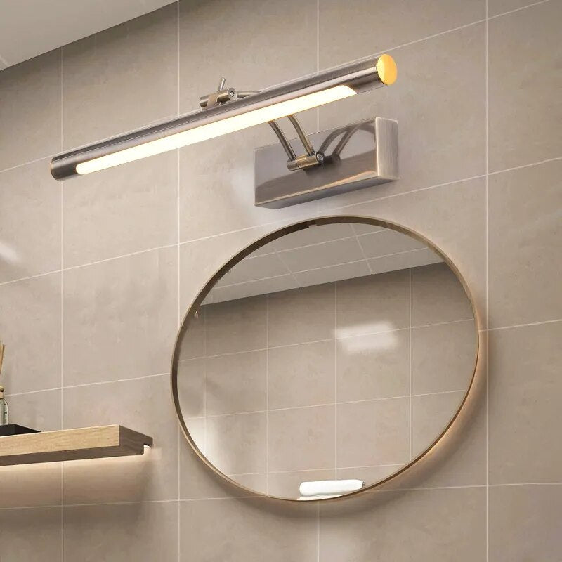 Modern Stainless Steel Waterproof LED Wall Picture Mirror Light - 4 Colours