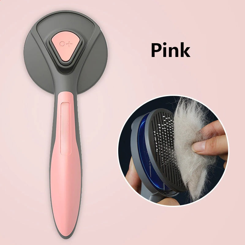 Cat Brush For Long Hair - Comb For Shedding, Cleaning Slicker Brush For Dogs Cats