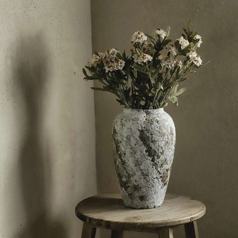 Rustic Distressed Luxury Ceramic Vase - 3 Sizes