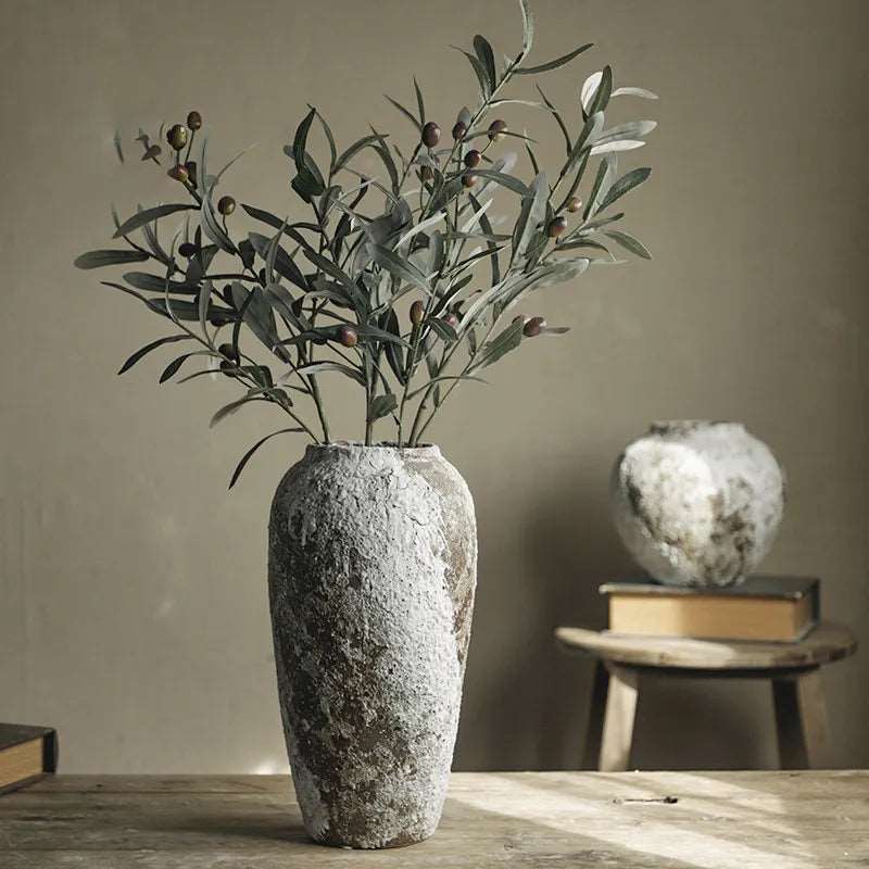 Rustic Distressed Luxury Ceramic Vase - 3 Sizes