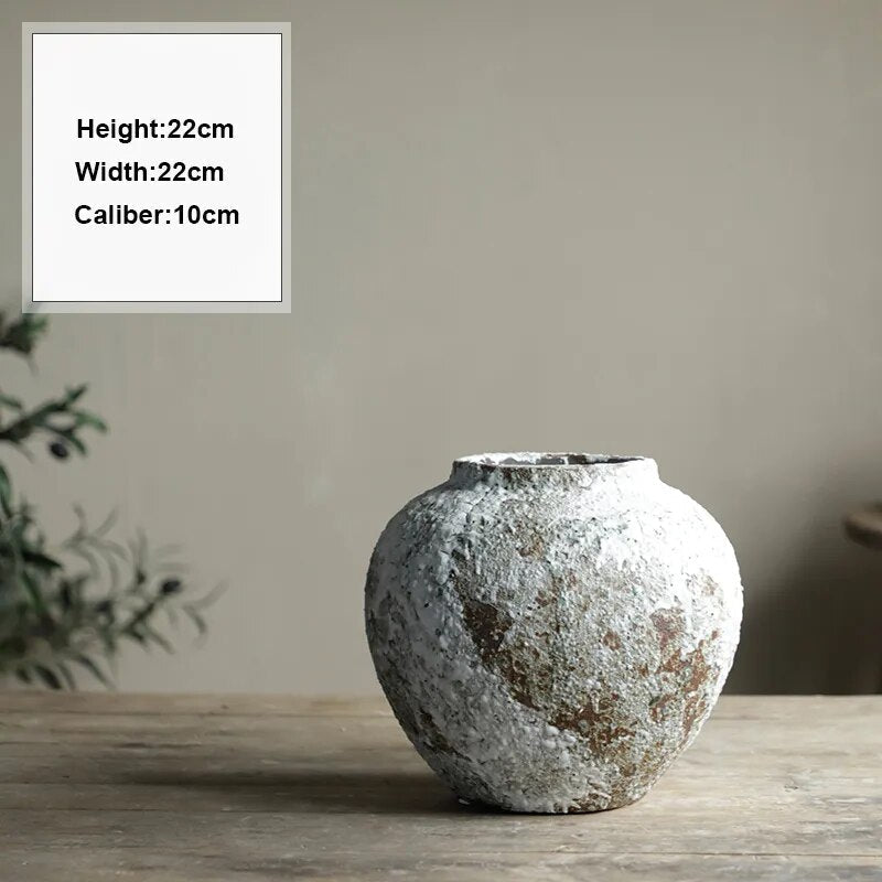 Rustic Distressed Luxury Ceramic Vase - 3 Sizes