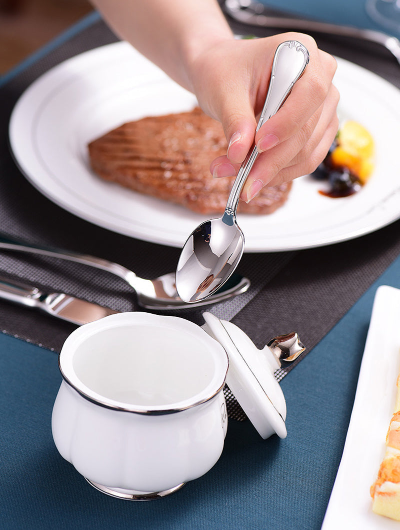 Selena Silver Luxury Cutlery Set