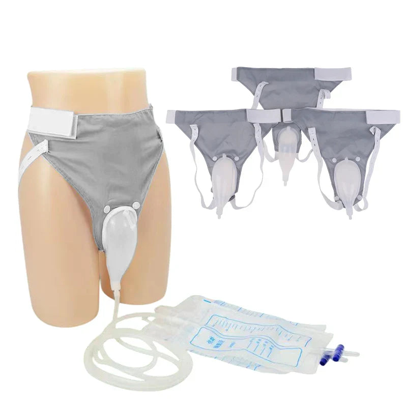 Silicone Adults Urine Collector with Catheter Bag
