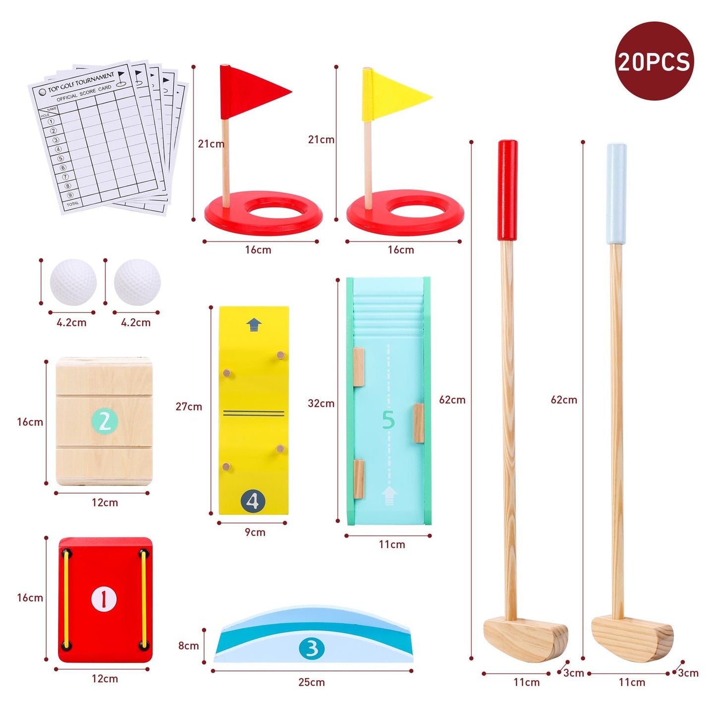 SOKA Golf Adventure Set Mini Golf for All Ages