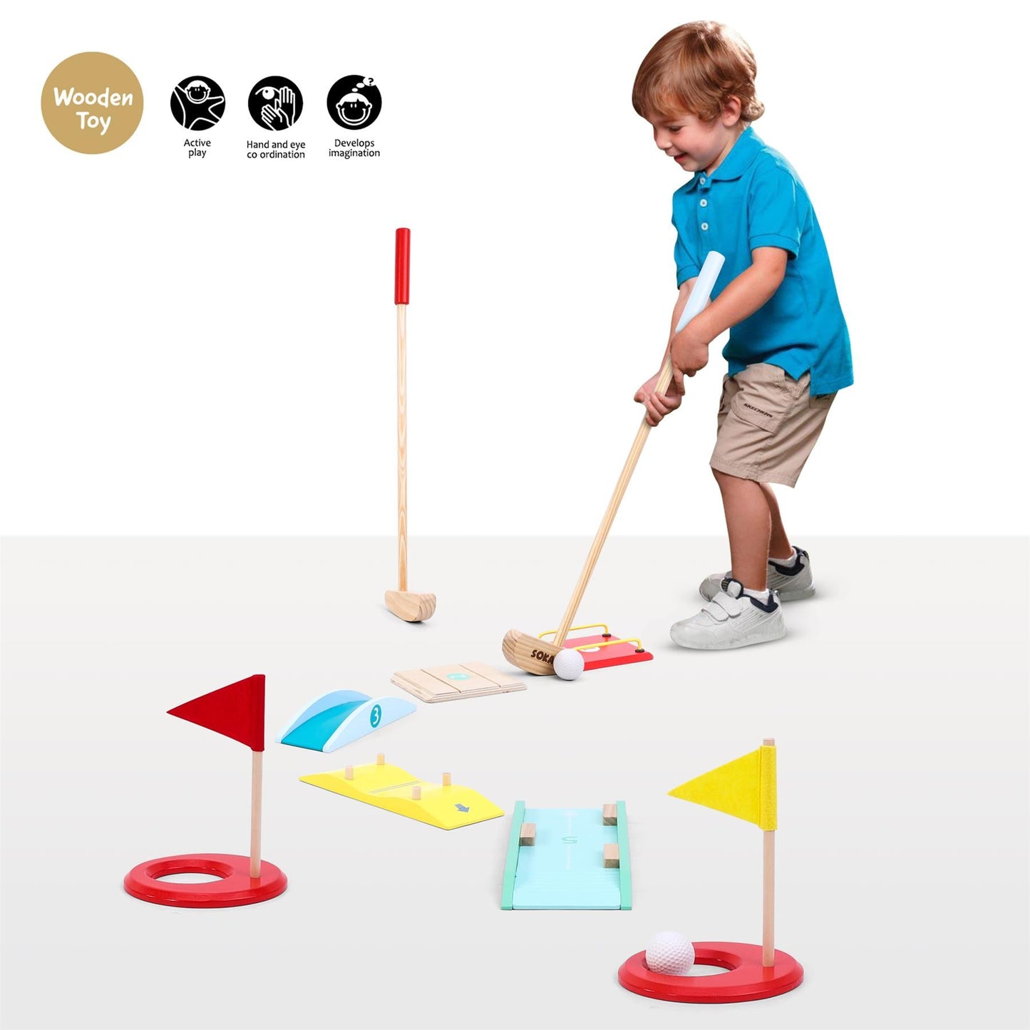 SOKA Golf Adventure Set Mini Golf for All Ages