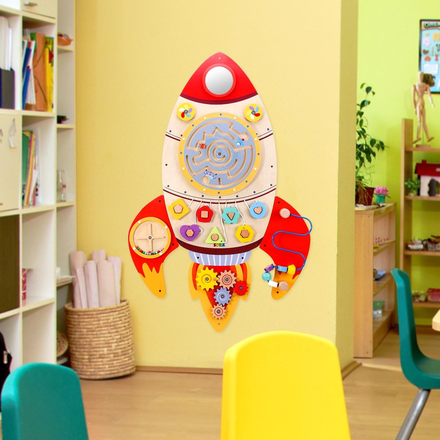Blast Off Wooden Rocket Play Station