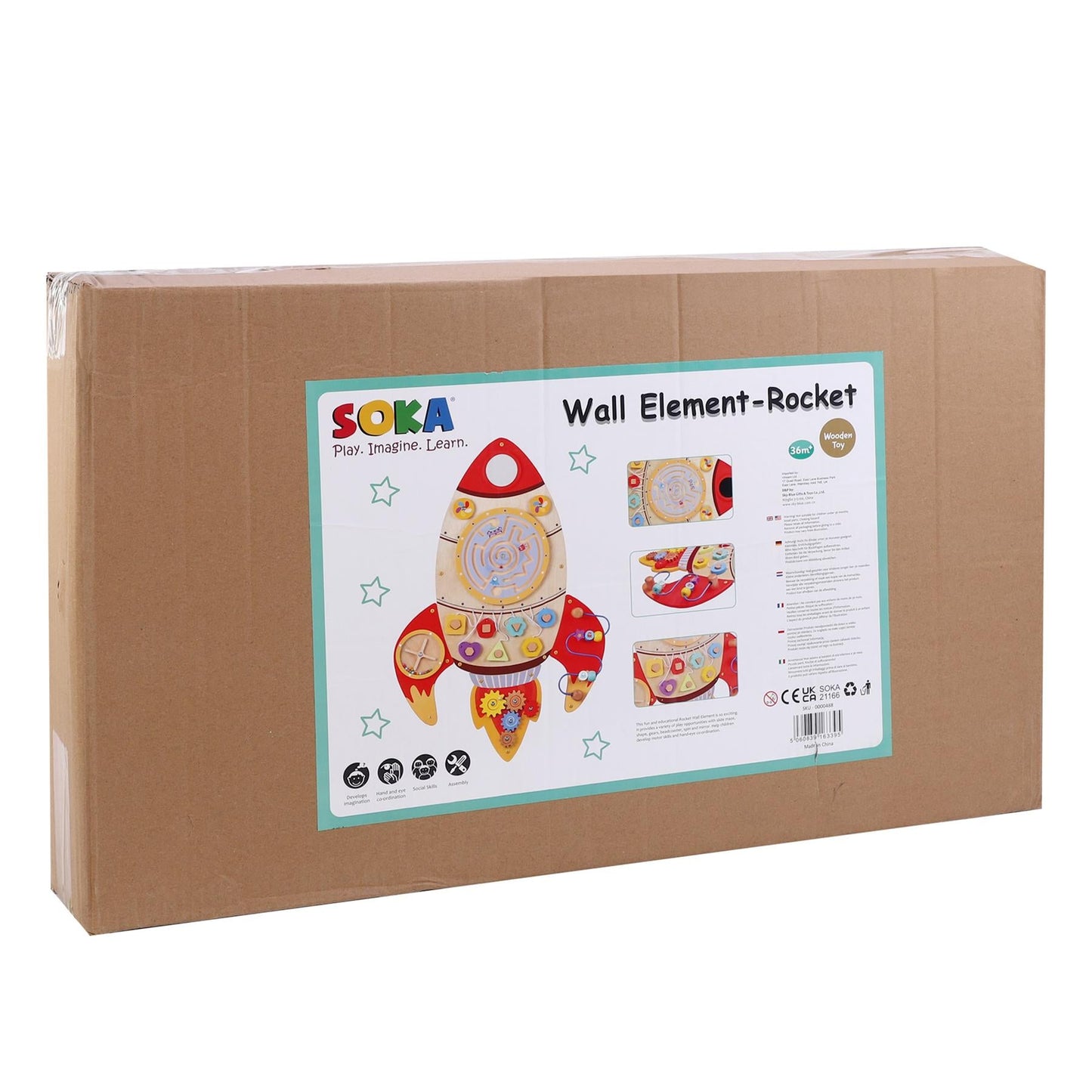 Blast Off Wooden Rocket Play Station