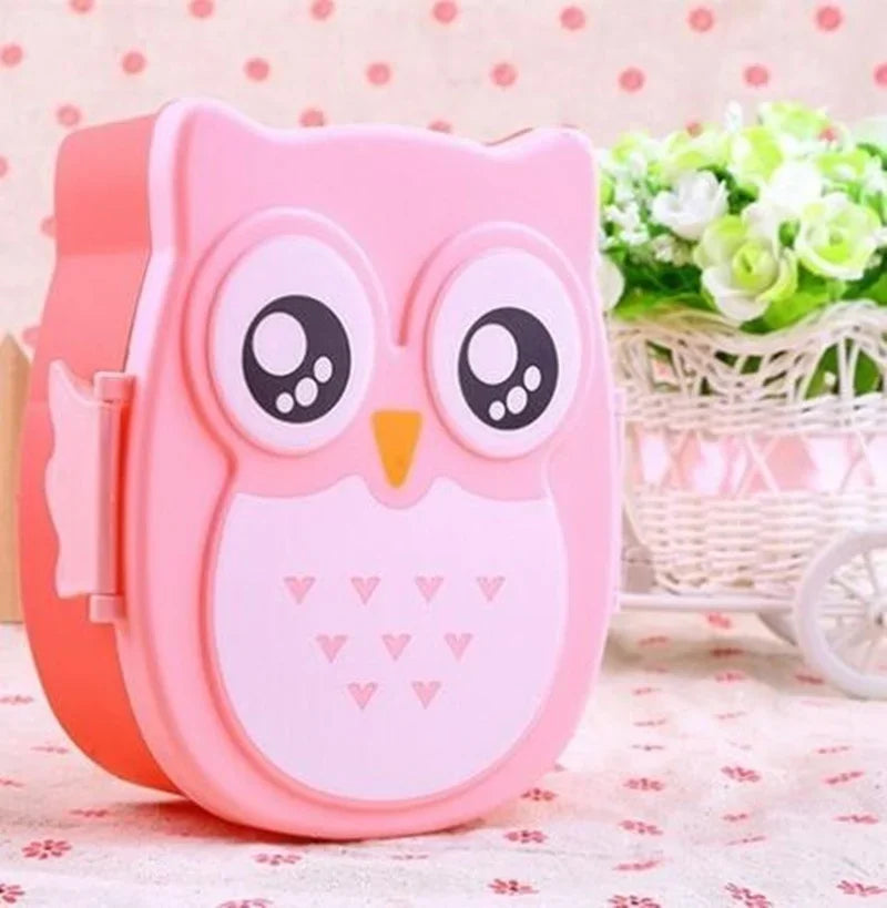 Portable Kids Lunch Box – Plastic Bento Food Container with Cutlery for School & Travel