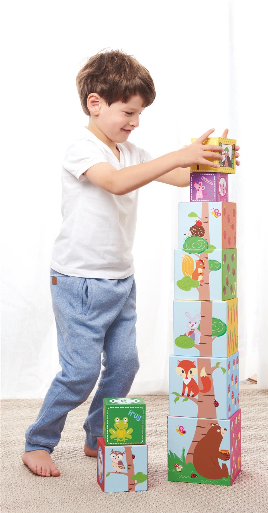 LELIN Forest Stacking Cube Ages 12 Months+