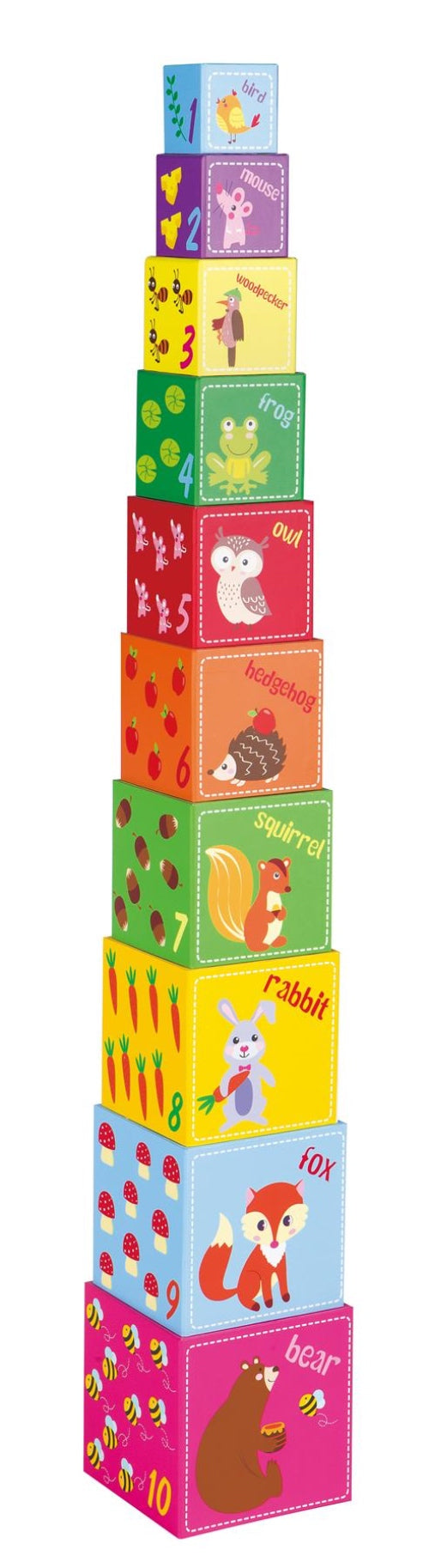 LELIN Forest Stacking Cube Ages 12 Months+