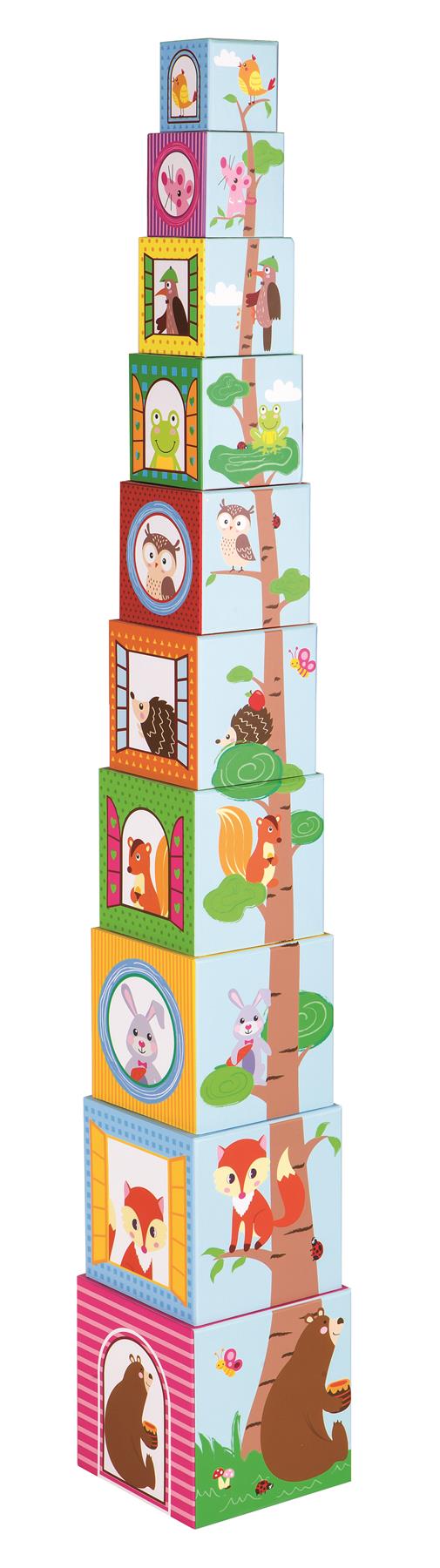 LELIN Forest Stacking Cube Ages 12 Months+