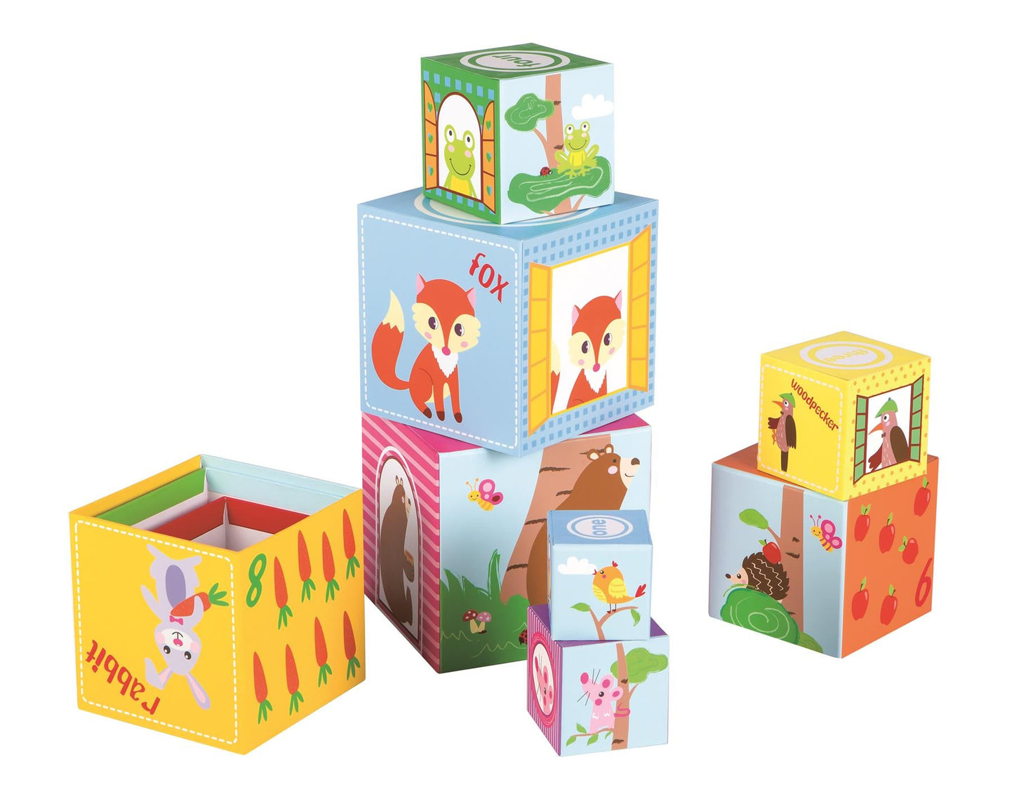 LELIN Forest Stacking Cube Ages 12 Months+