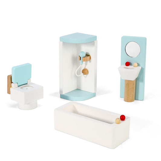 SOKA Room Playset: Enchanting Wooden Dollhouse Furniture
