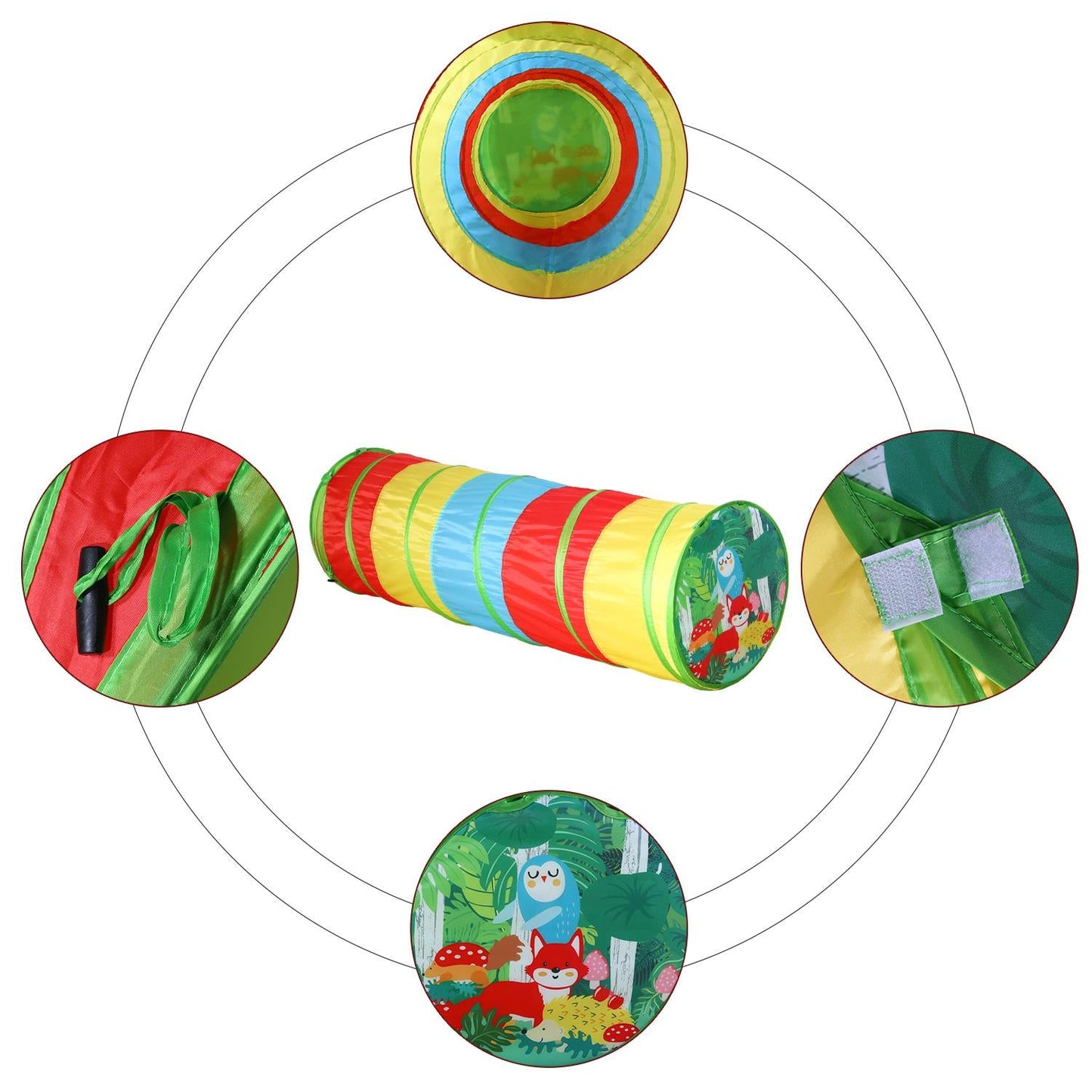 Vibrant SOKA Play Tunnel Indoor/Outdoor Adventure for Kids