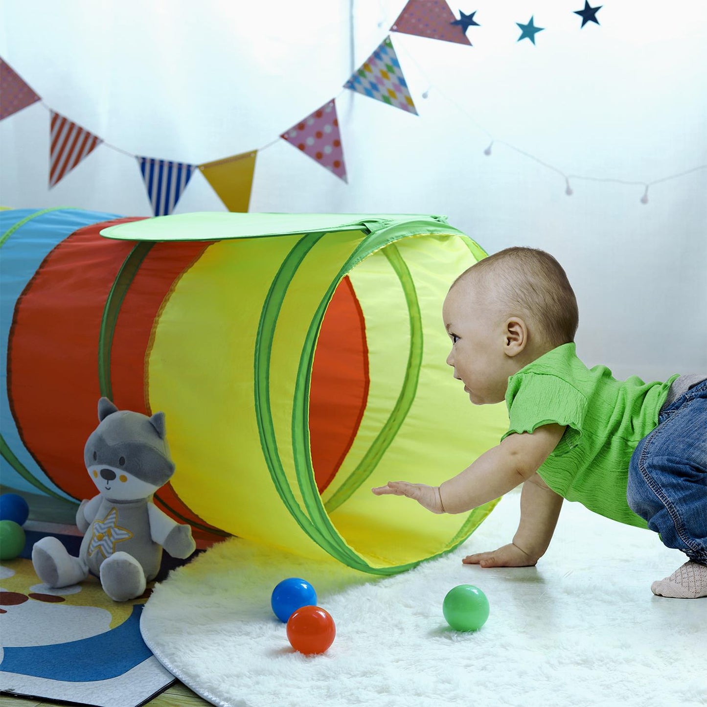 Vibrant SOKA Play Tunnel Indoor/Outdoor Adventure for Kids