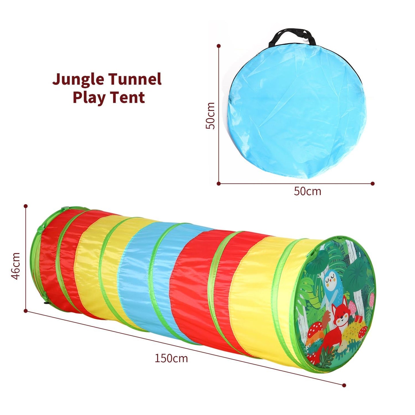 Vibrant SOKA Play Tunnel Indoor/Outdoor Adventure for Kids