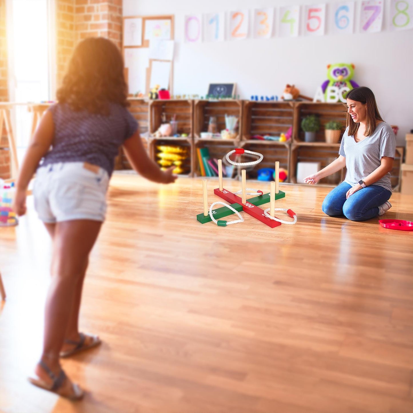VINSANI Garden Quoits Game Outdoor Fun for Kids & Adults