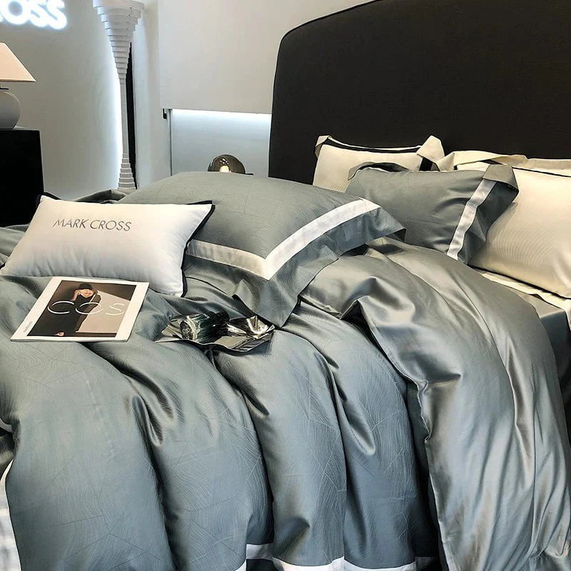 Serene Escape Duvet Cover Set (Long-staple Sateen Cotton)