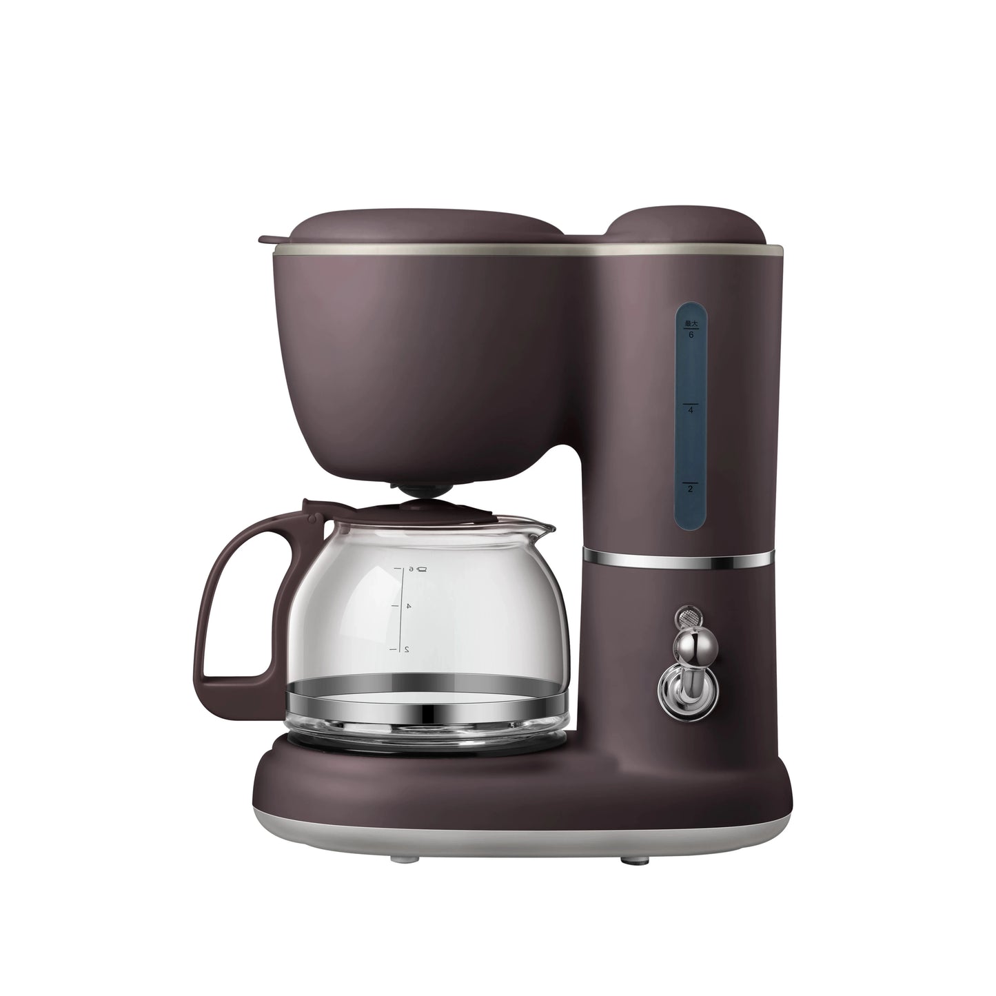 Automatic Drip Coffee Maker – 600ml Filter Coffee Machine & Tea Brewer (220V)