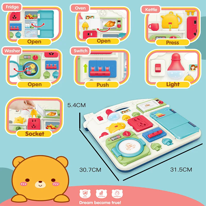 MightyHands™️ -  Montessori Kitchen Board