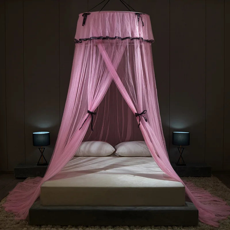 Baby Bed Canopy Mosquito Net – Hanging Crib Tulle Curtains for Nursery & Children’s Room Decor
