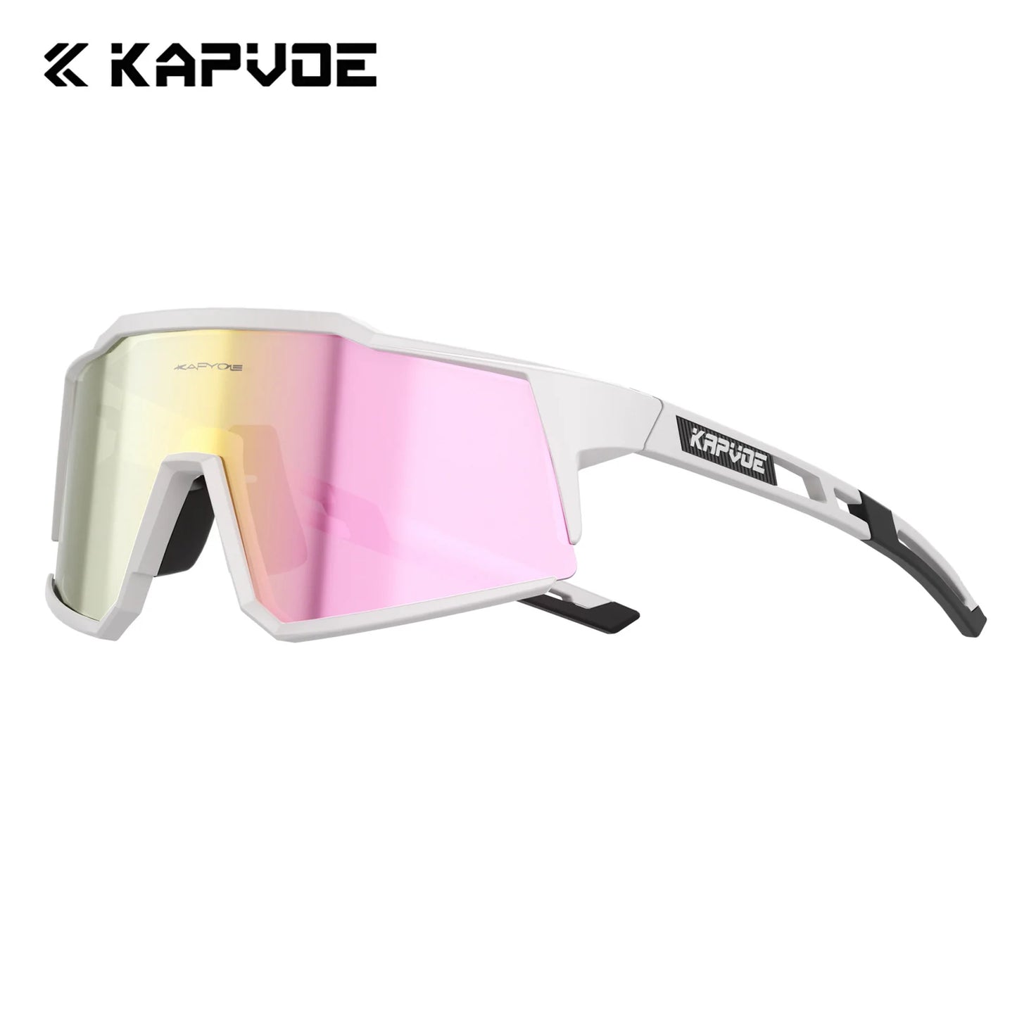 Kapvoe Men’s Cycling Glasses – UV400 Sports Sunglasses for Road & MTB Riding