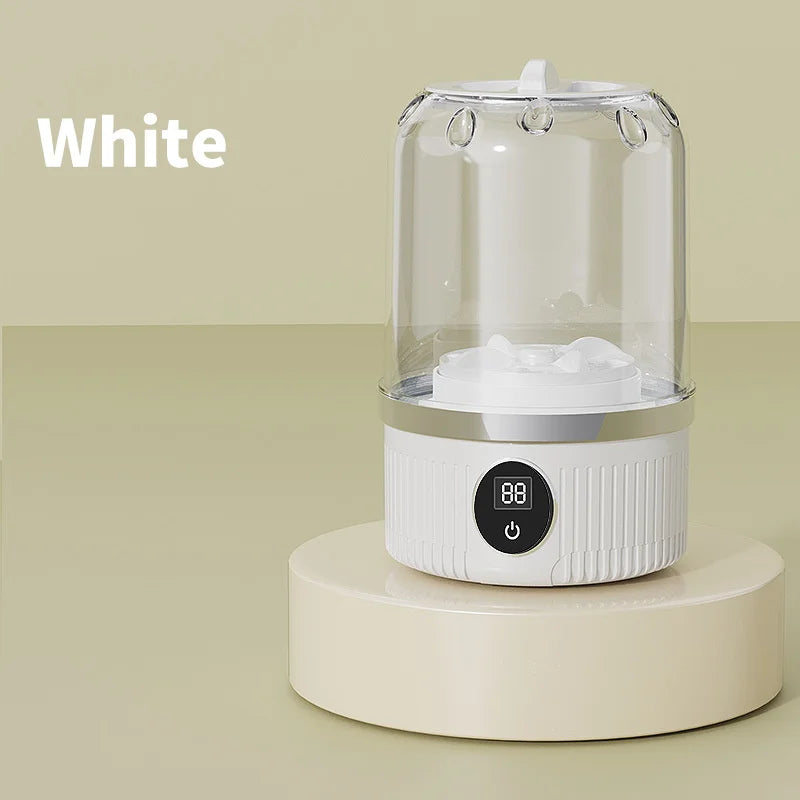Wireless Mini Washing Machine – 1L Portable Underwear & Socks Cleaner with Dehydration Function