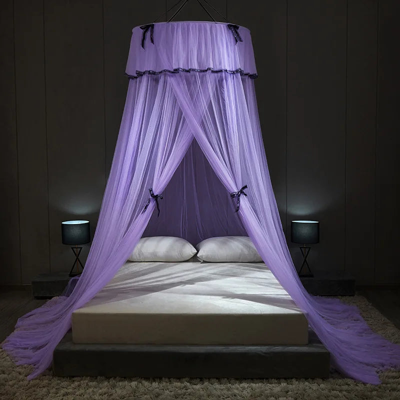 Baby Bed Canopy Mosquito Net – Hanging Crib Tulle Curtains for Nursery & Children’s Room Decor