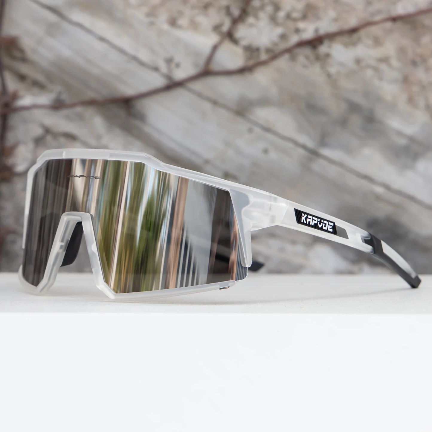 Kapvoe Men’s Cycling Glasses – UV400 Sports Sunglasses for Road & MTB Riding