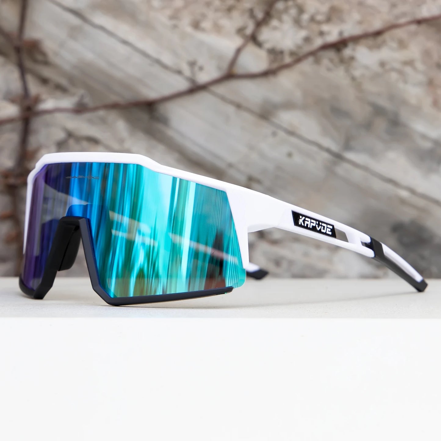 Kapvoe Men’s Cycling Glasses – UV400 Sports Sunglasses for Road & MTB Riding