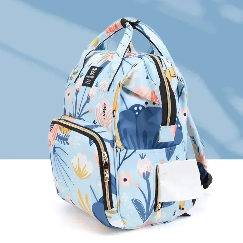 Fashion Mummy Diaper Backpack – Large Capacity Multi-Function Travel Nappy Bag for Baby Care