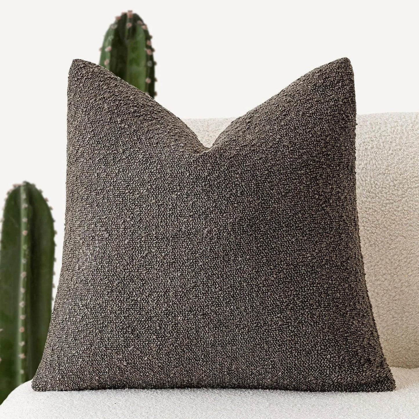 Stylish Textured Bouclé Cushion Covers - 12 Colours