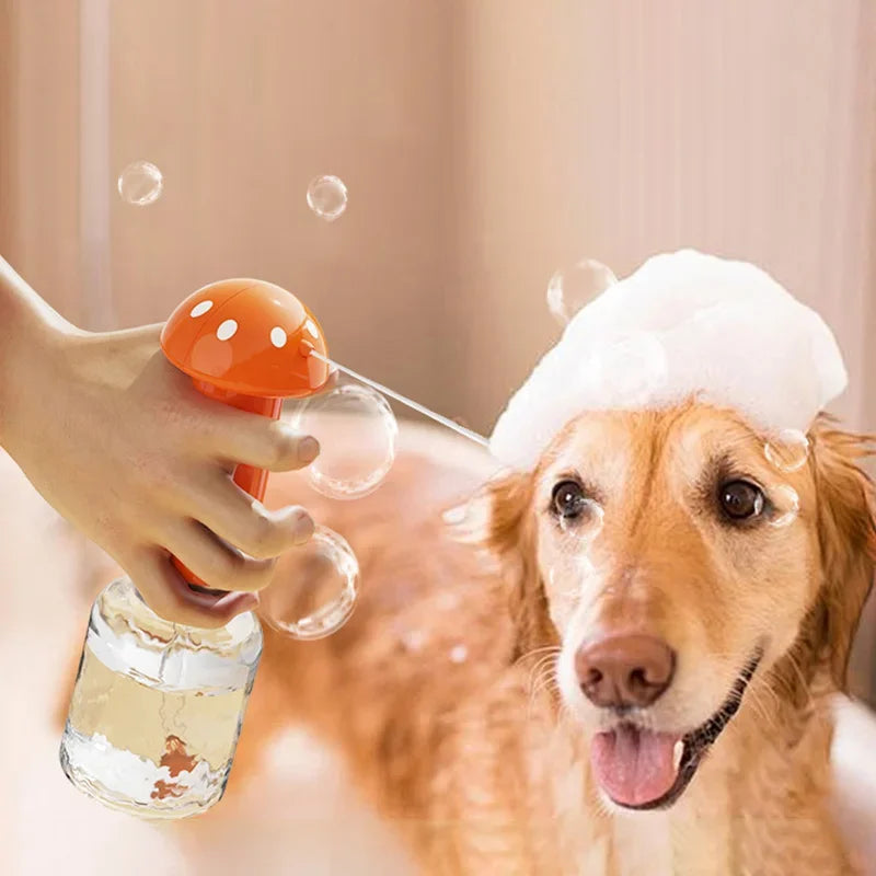 USB Pet Shower Bubbler – Automatic Foaming Soap Dispenser for Dog & Cat Bathing