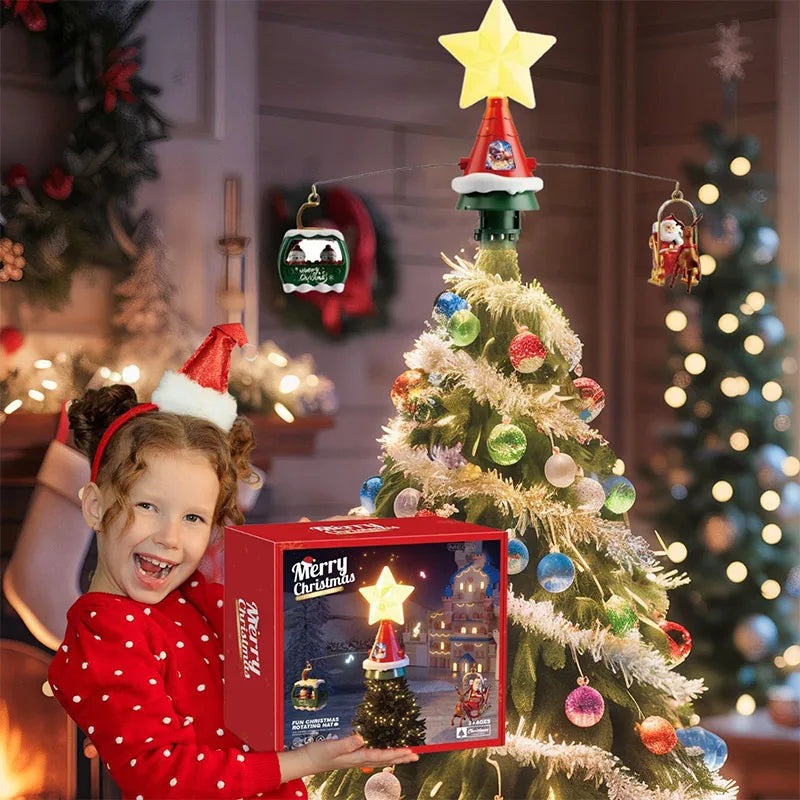 Christmas Train Set – Musical Santa Claus Train with Tracks for Tree & Home Decoration 2025 Holiday Gift