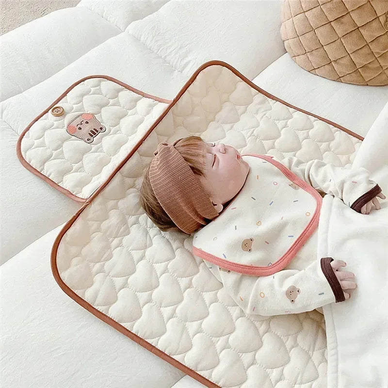 Portable Baby Changing Pad – Foldable Waterproof Travel Diaper Changing Station