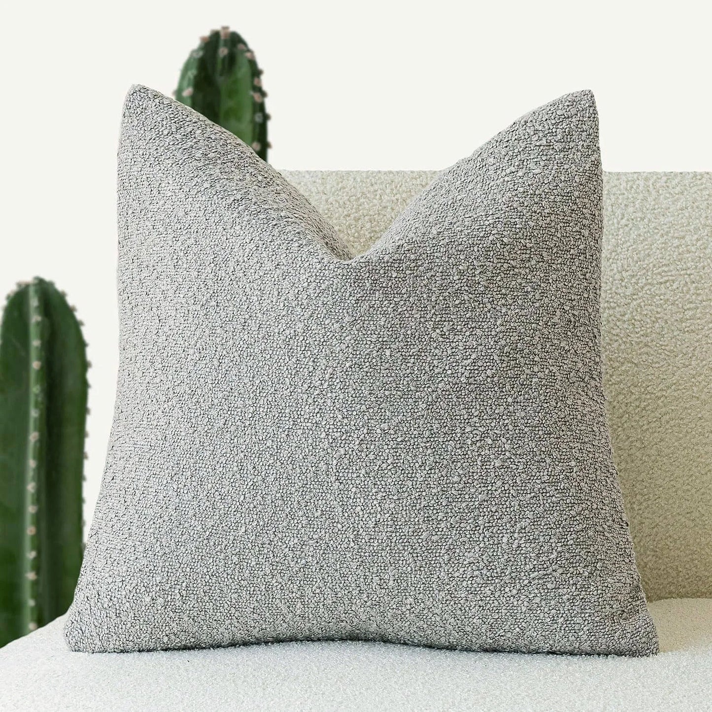 Stylish Textured Bouclé Cushion Covers - 12 Colours