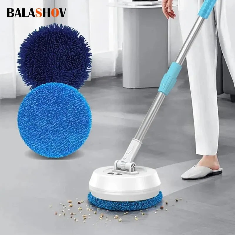 Wireless Electric Spin Mop – 2-in-1 Automatic Wet & Dry Floor Cleaner for Home, Car & Windows